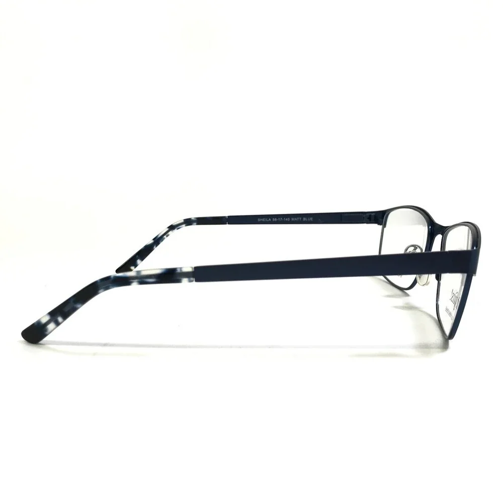Chic Eyewear Eyeglasses Frames SHEILA MATT BLUE Square Full Rim 58-17-145